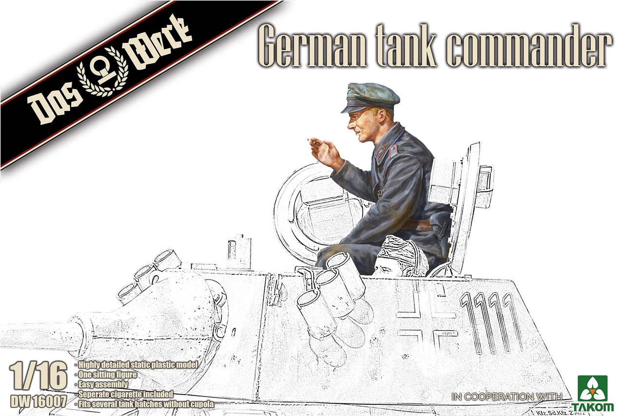 German Tank Commander - Maquette Char Promo