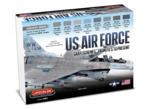 US AIR FORCE "grey schemes" from 1970s to present