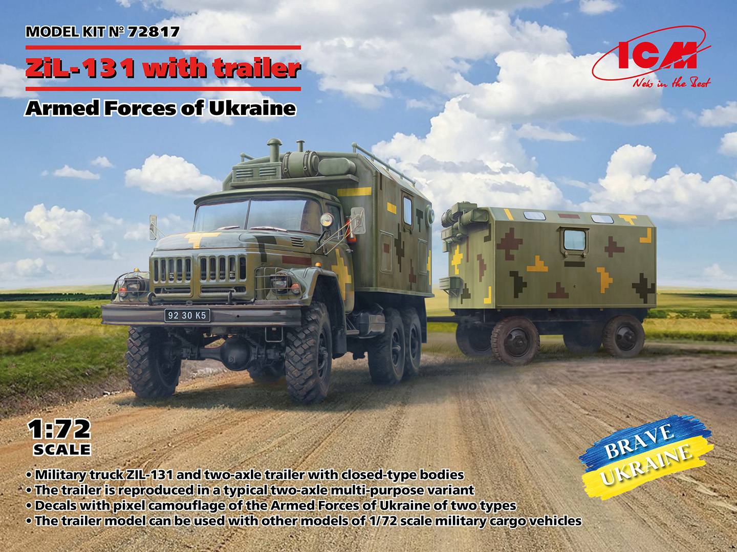 ZiL-131 with Trailer Armed Forces of Ukraine