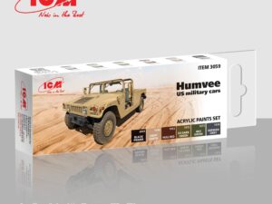 Acrylic paints set for Humvee US military cars
