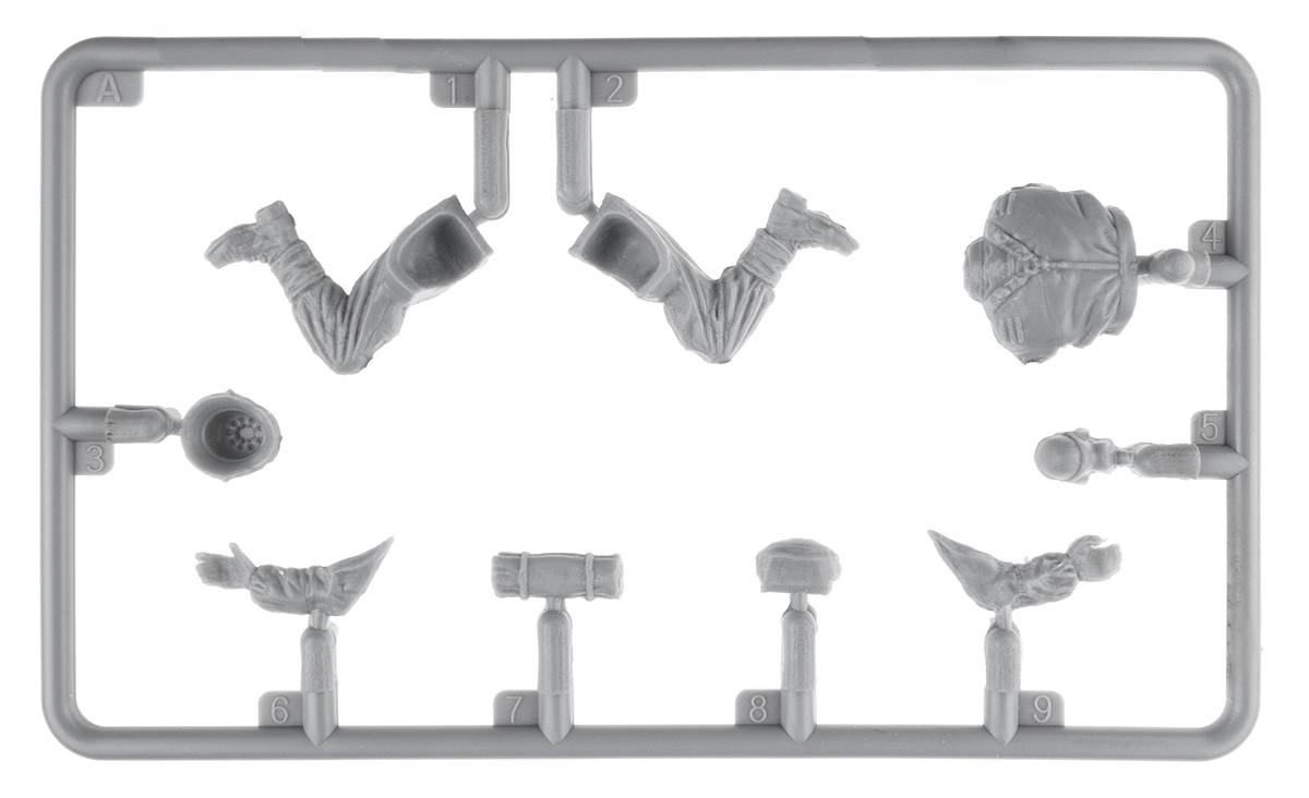 GERMAN TANK RIDERS SET 1. RESIN HEADS – Image 8
