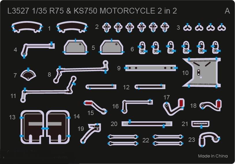 WWII German Motorcycle R75 & KS750 2 in 2 – Image 3