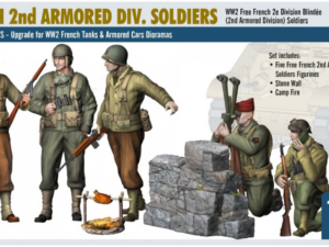 French 2nd Armoured Div. Soldiers