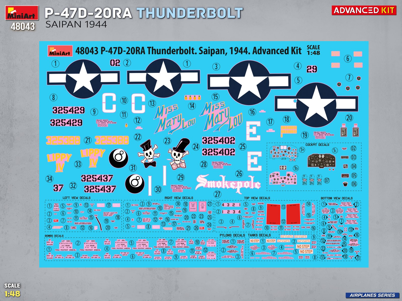 P-47D-20RA THUNDERBOLT SAIPAN 1944 ADVANCED KIT – Image 4