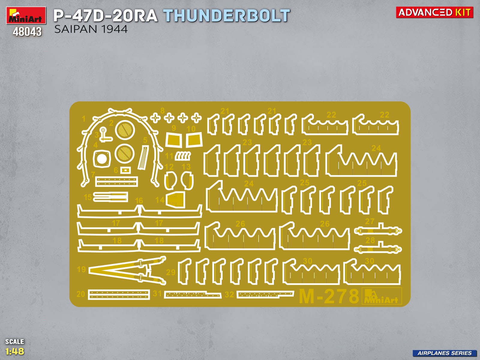 P-47D-20RA THUNDERBOLT SAIPAN 1944 ADVANCED KIT – Image 3