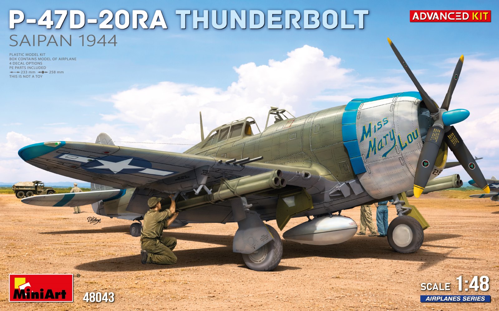 P-47D-20RA THUNDERBOLT SAIPAN 1944 ADVANCED KIT
