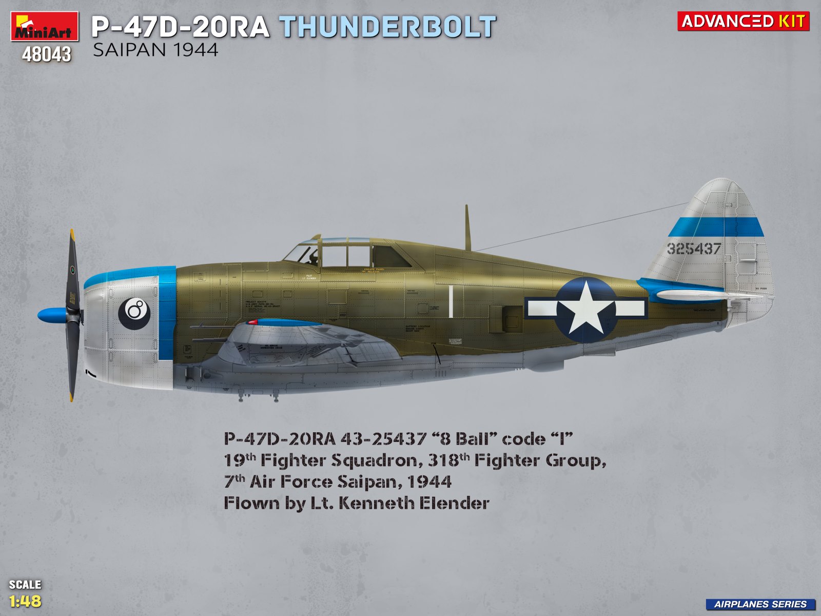 P-47D-20RA THUNDERBOLT SAIPAN 1944 ADVANCED KIT – Image 7
