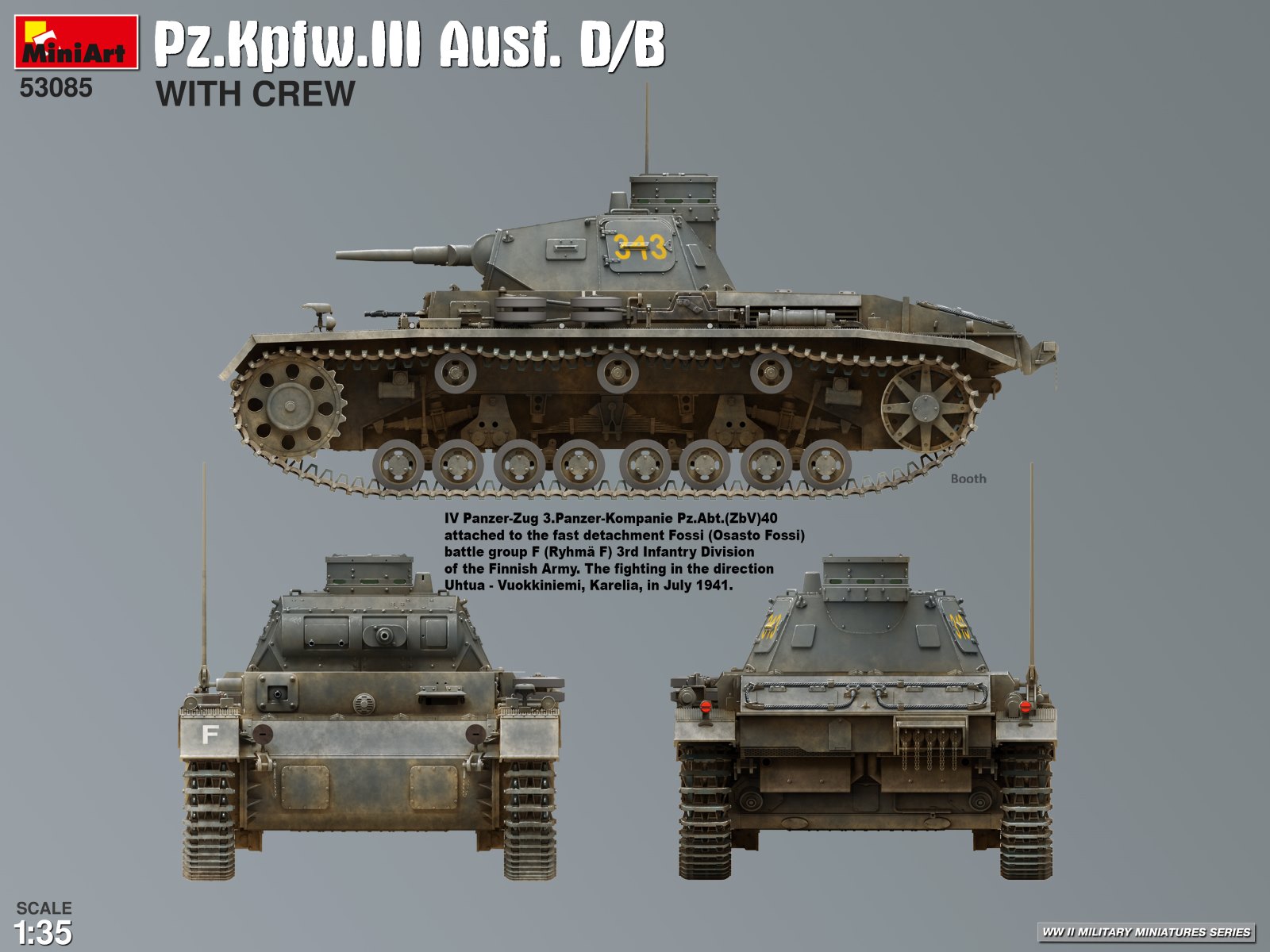 Pz.Kpfw.III Ausf. D/B WITH CREW – Image 11