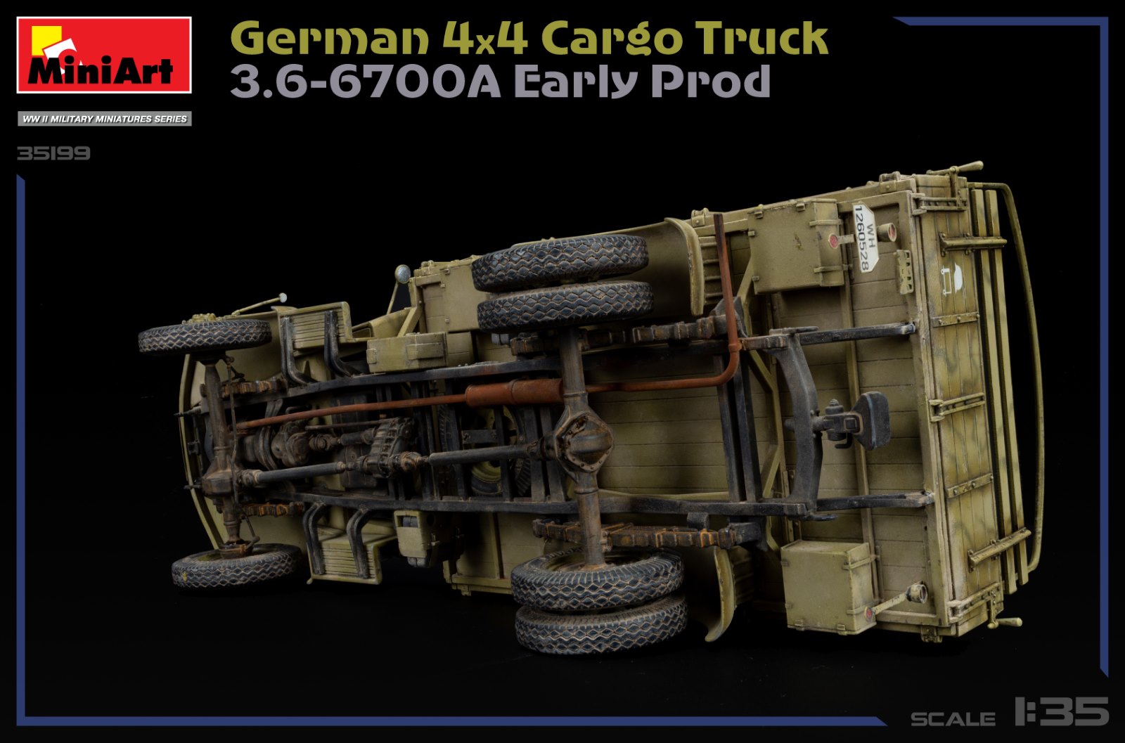GERMAN 3T 4×4 CARGO TRUCK 3.6-6700A EARLY PROD – Image 30