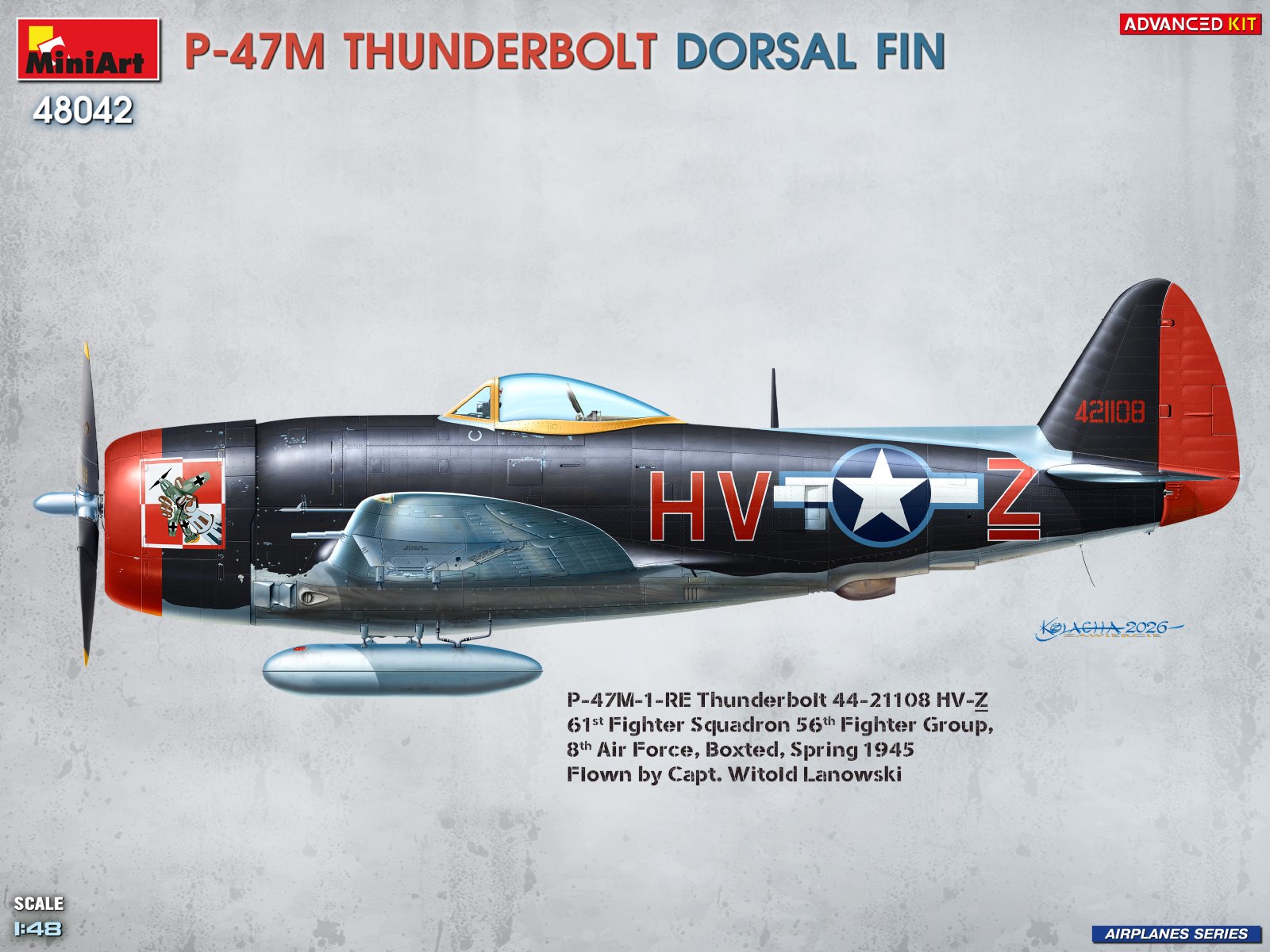 P-47M THUNDERBOLT DORSAL FIN ADVANCED KIT – Image 5