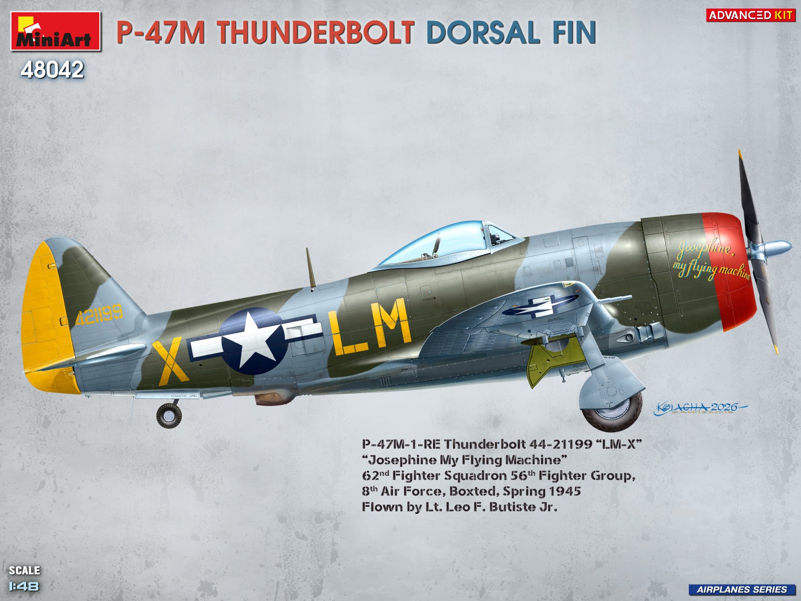 P-47M THUNDERBOLT DORSAL FIN ADVANCED KIT – Image 7