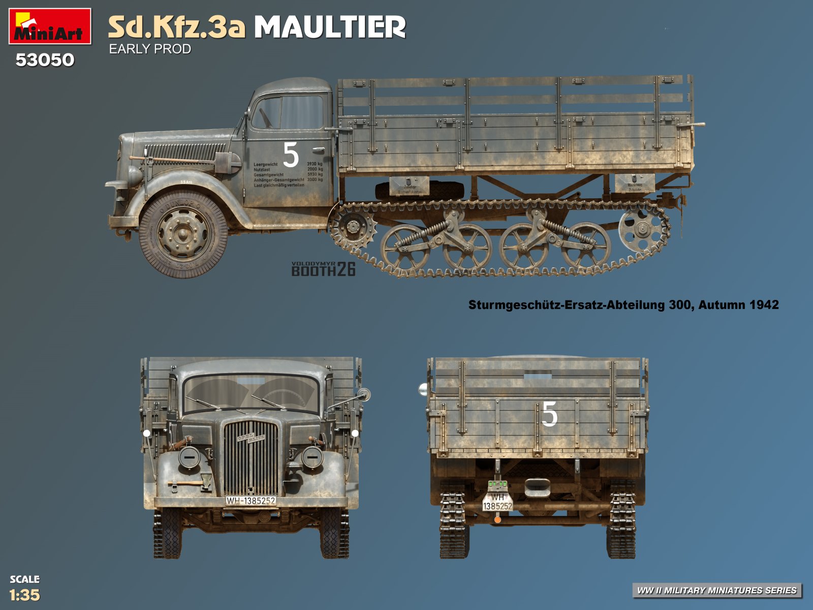 Sd.Kfz.3a Maultier Early Prod – Image 14
