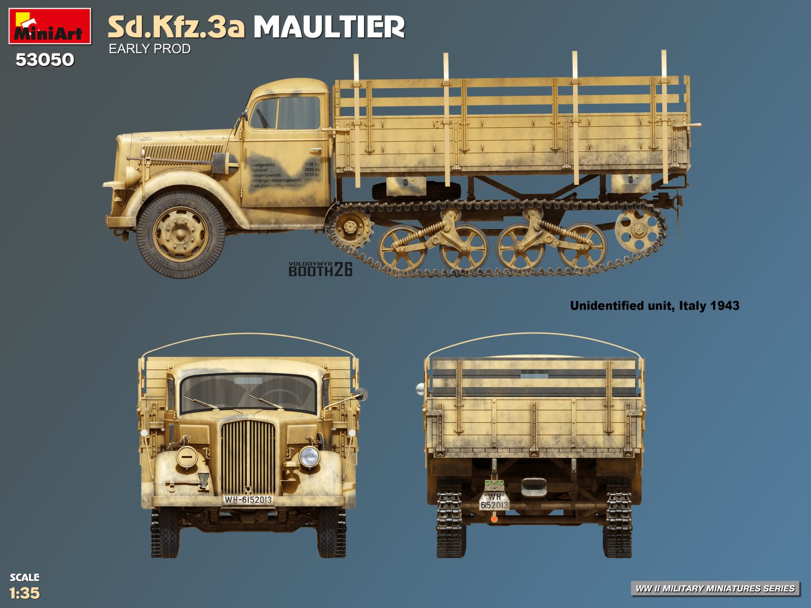 Sd.Kfz.3a Maultier Early Prod – Image 16