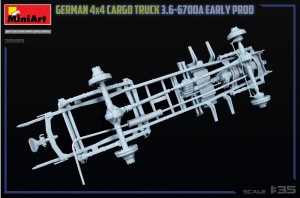 GERMAN 3T 4×4 CARGO TRUCK 3.6-6700A EARLY PROD – Image 9