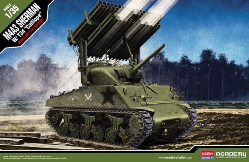 M4A3 SHERMAN W/T34 "CALLIOPE"