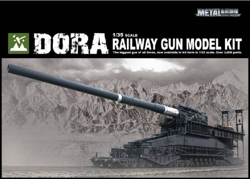 WWII GERMAN DORA SUPER HEAVY RAILWAY GUN