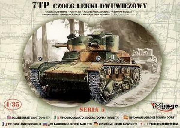 7TP CHAR LEGER - tourelle double